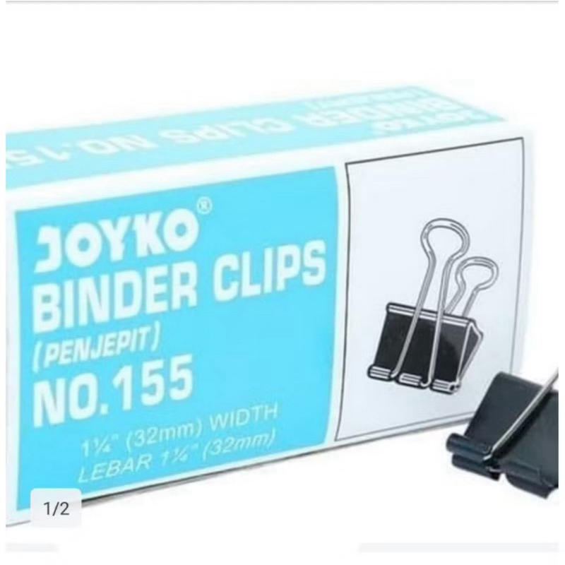 

BINDER CLIP JOYKO 155 (ISI 12pc)