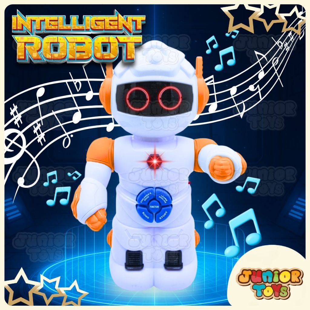 Robot Pintar Mainan Robot Berjalan Bersuara Lampu