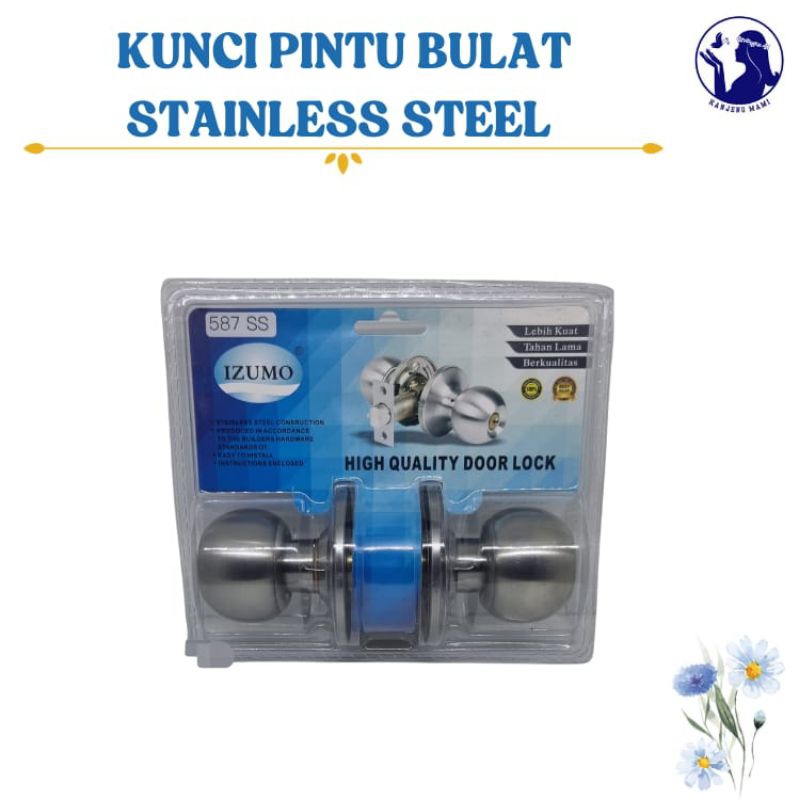 pintu/pegangan pintu stainless izumo kamar mandi