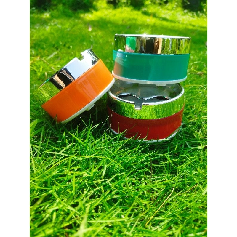 ASBAK PUTAR TUTUP | ASBAK PORTABLE ROTATION ENCLOSED |ASBAK ROKOK STAINLESS STEEL