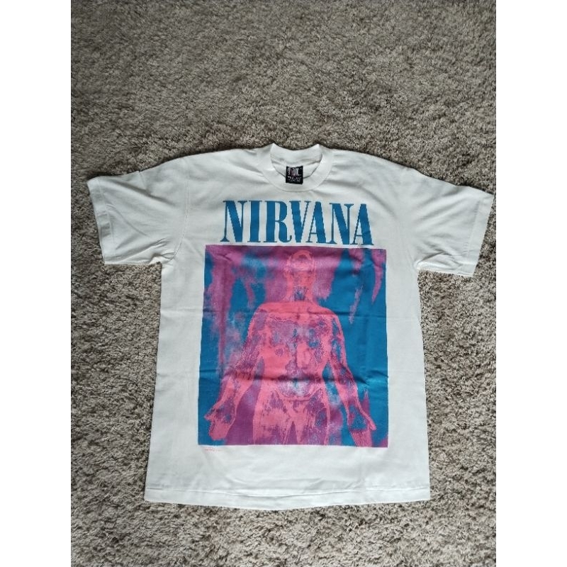 Kaos bootleg thailand original rock band T-shirt Nirvana "Sliver".