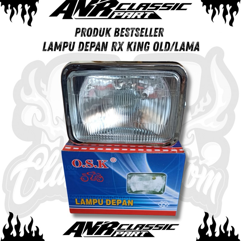 LAMPU DEPAN YAMAHA RX KING OLD LAMPU DEPAN YAMAHA RX KING MODEL KOTAK LAMPU KOTAK YAMAHA RX KING