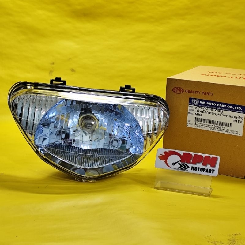 Reflektor Mio Sporty HMA Thailand Rumah Lampu Mio Sporty Smoke Blue