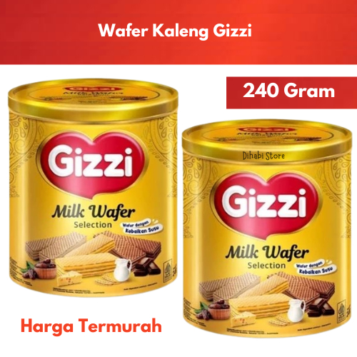 

Gizzi Milk Wafer Kaleng 240 Gram Bingkisan