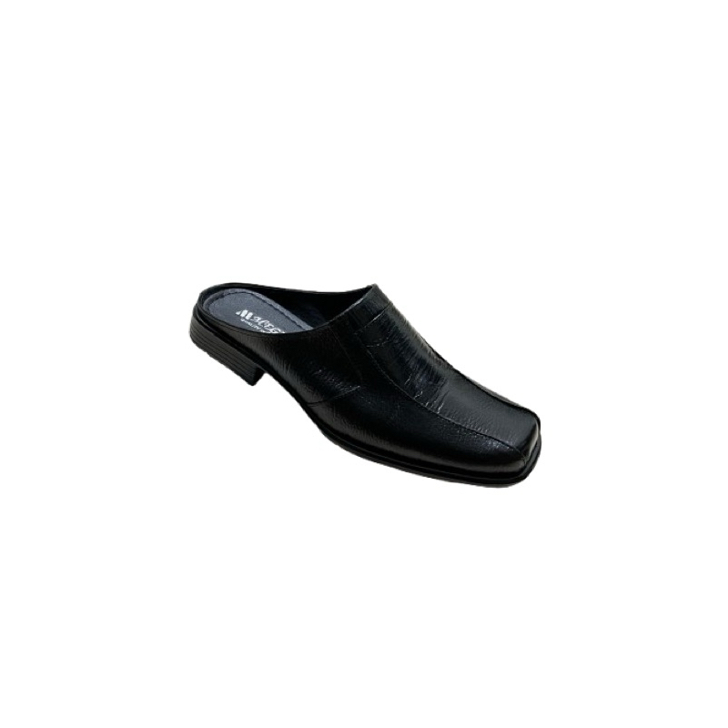 Sepatu pantofel selop kulit cowo Megido