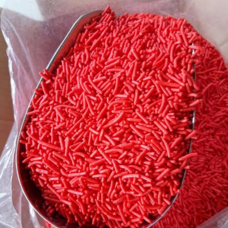 

ELMER MESIS WARNA MERAH CABE 250GR ECER, ENAK & TIDAK NGENDAL DILIDAH