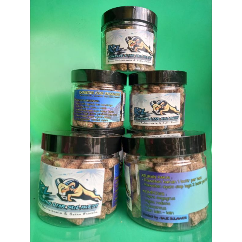 KAMBING LIAR kemasan 80 biji By BAJE SULAWESI