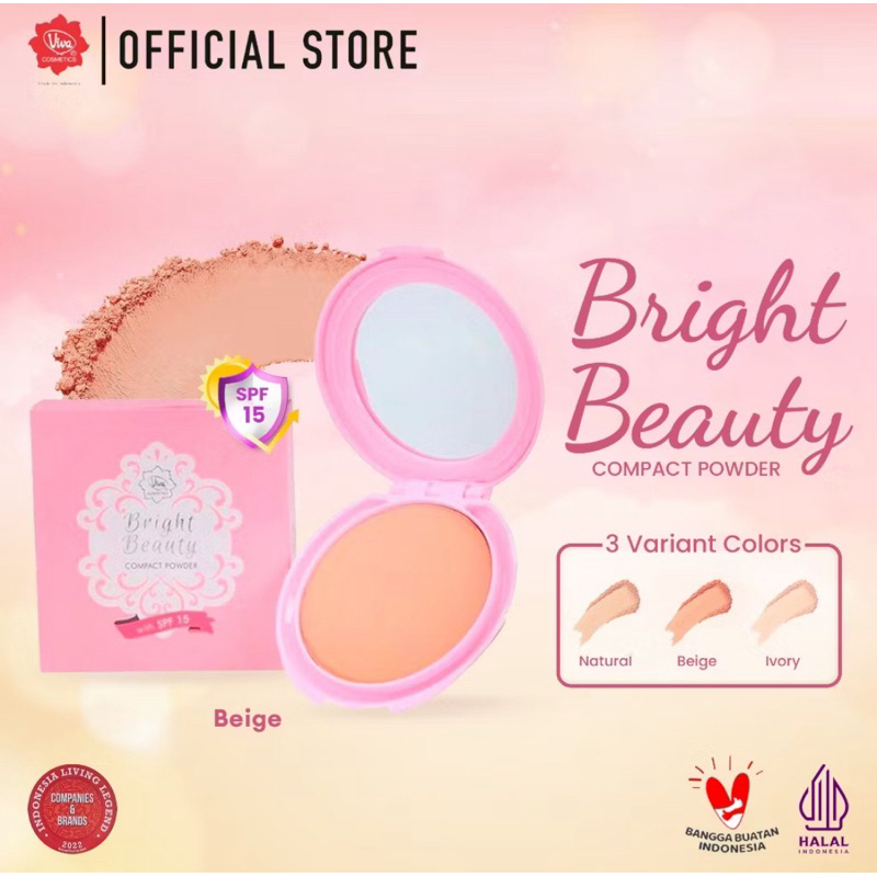 VIVA Powder Compact Bright beauty pink