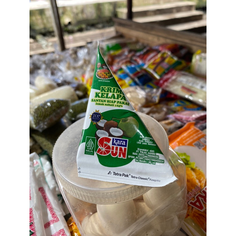 

Sun kara ecer | krim kelapa | Santan siap pakai