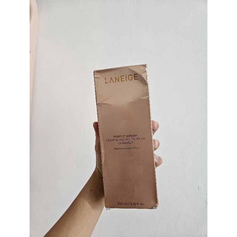 LANEIGE Perfect Renew Nourishinh Oil to Foam Cleanser