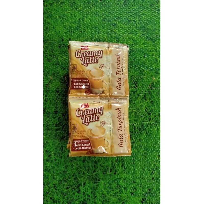 

Kopi Torabika Creamy Latte - 1 Renceng Isi 10 Sachet