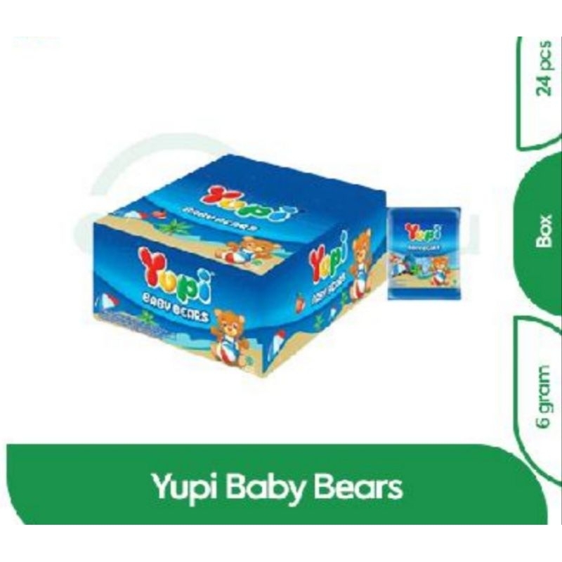 

YUPI BABY BEARS 6gr BOX ISI 24 PCS