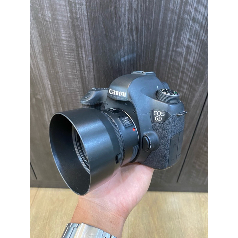 Canon 6D Lensa Fix 50mm Stm
