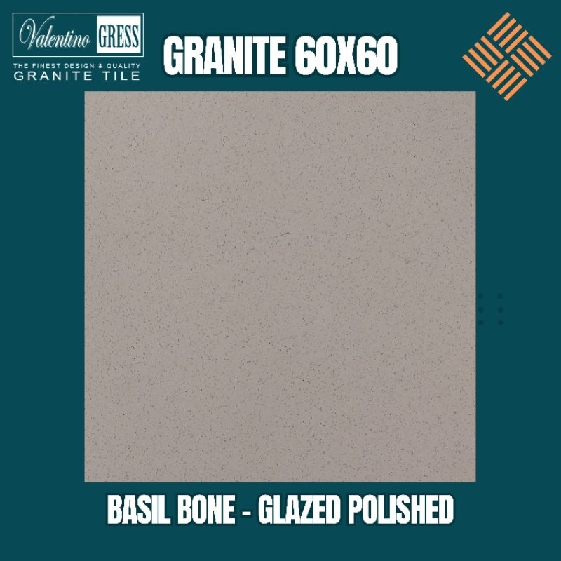 GRANITE 60X60 BASIL BONE | GLAZED POLISHED