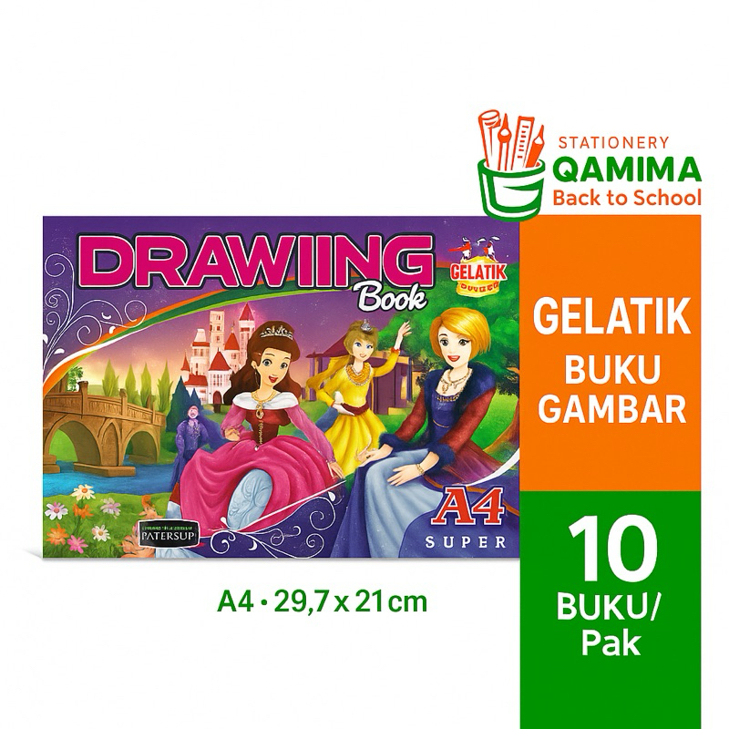 

Buku Gambar A4 GELATIK (1 pak)