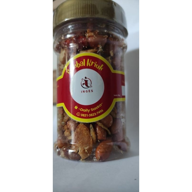 

Sambal kriuk teri kacang