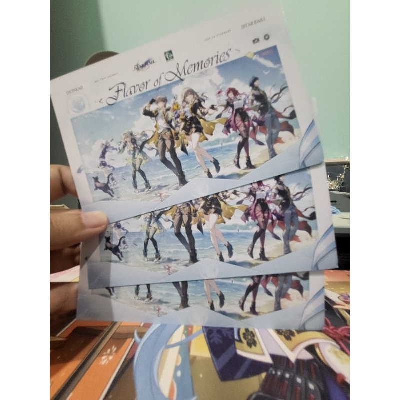 Be Coffee x Honkai Star Rail (HSR) Postcard Stellaron