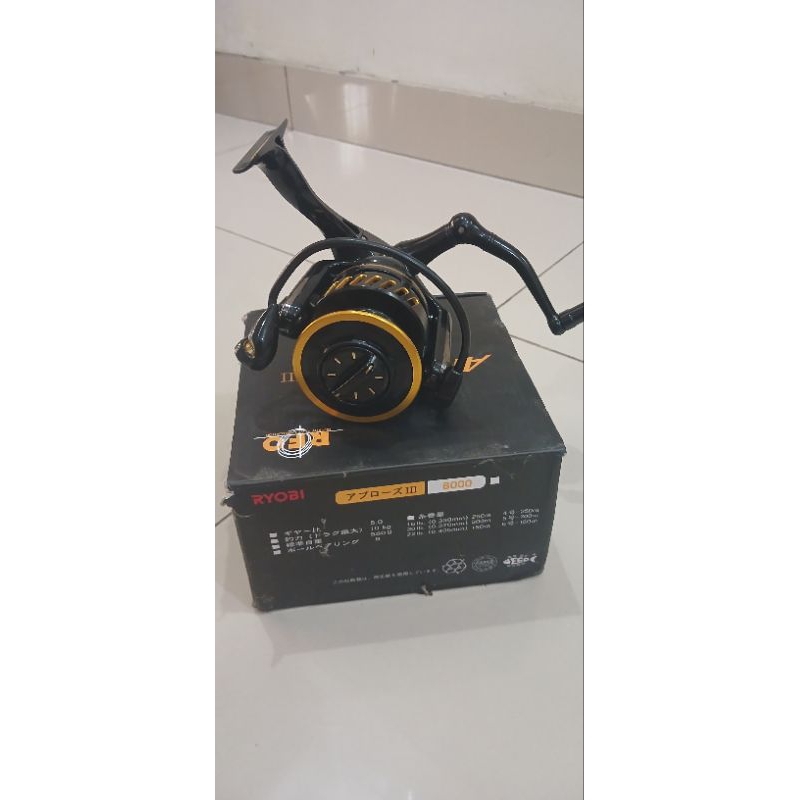 Reel ryobi ap power III ukuran 8000