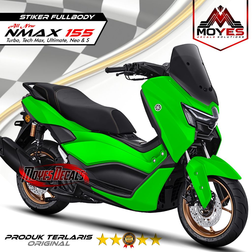 Moyes Decal Stiker - Decal New NMAX Turbo Neo - Stiker Motor New NMAX Turbo Neo Desain Polosan