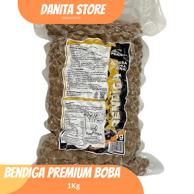 

[DANITA] BENDIGA PREMIUM BOBA ISI 1KG