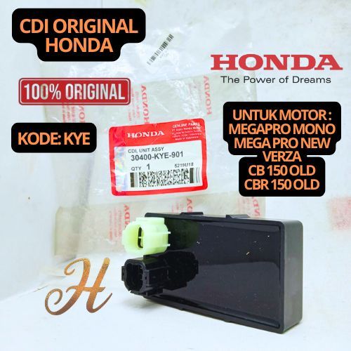 CDI HONDA KYE GARANSI MEGAPRO MONO,MEGA PRO NEW,VERZA,CB 150 OLD,CBR 150 OLD 100% ASLI ORIGINAL