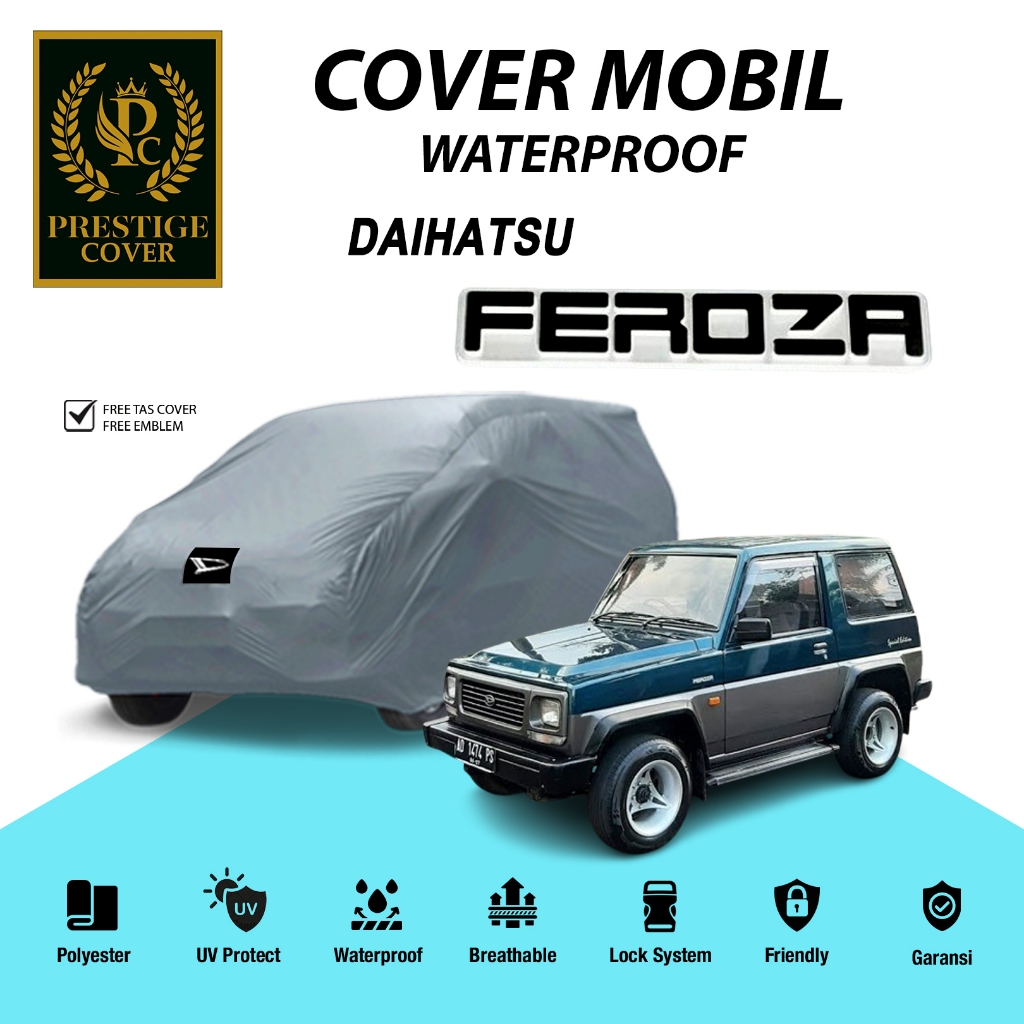Cover Mobil Daihatsu Feroza / Sarung Mobil Feroza Megatop / Mantol mobil Feroza Independent / Mantel