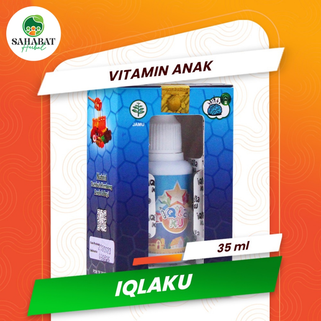 VITAMIN ANAK IQLAKU Vitamin Otak Anak Pintar  Vitamin Anak Cerdas Dan Pintar Multivitamin Otak Anak