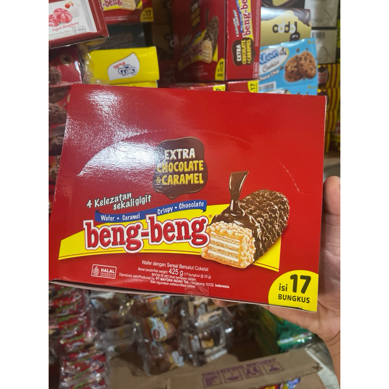 

Beng Beng Wafer Kemasan Baru( isi 17 x 20g ) stok kosong