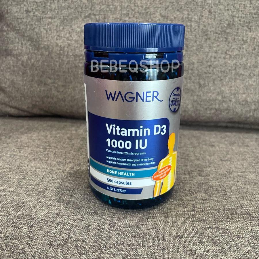 Wagner Vitamin D3 1000IU (500 Capsules)