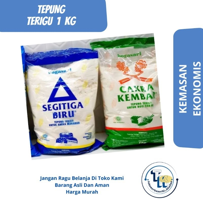 

Tepung Terigu Bogasari Kemasan EKONOMIS 1kg