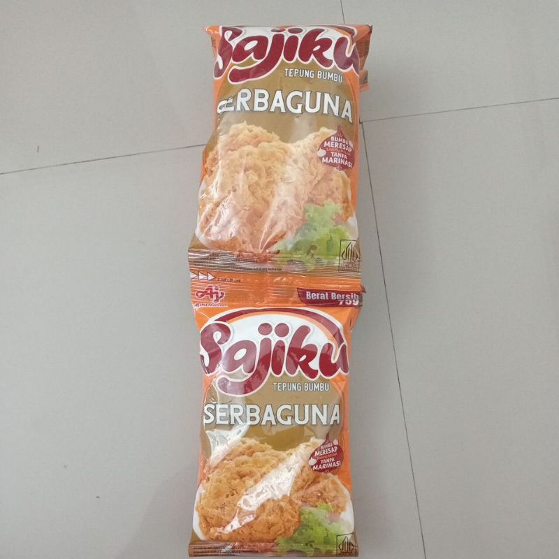 

sajiku tepung bumbu serbaguna kemasan 75 gram