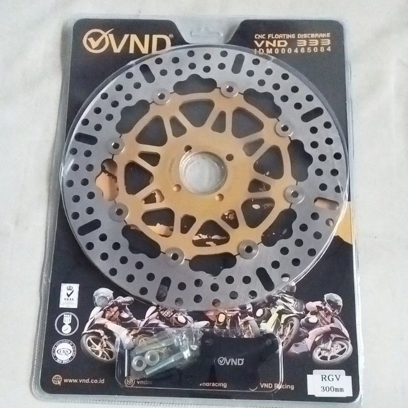 Cakram disc brake piringan VND 300mm Satria 2 tak/ Satria Hiu