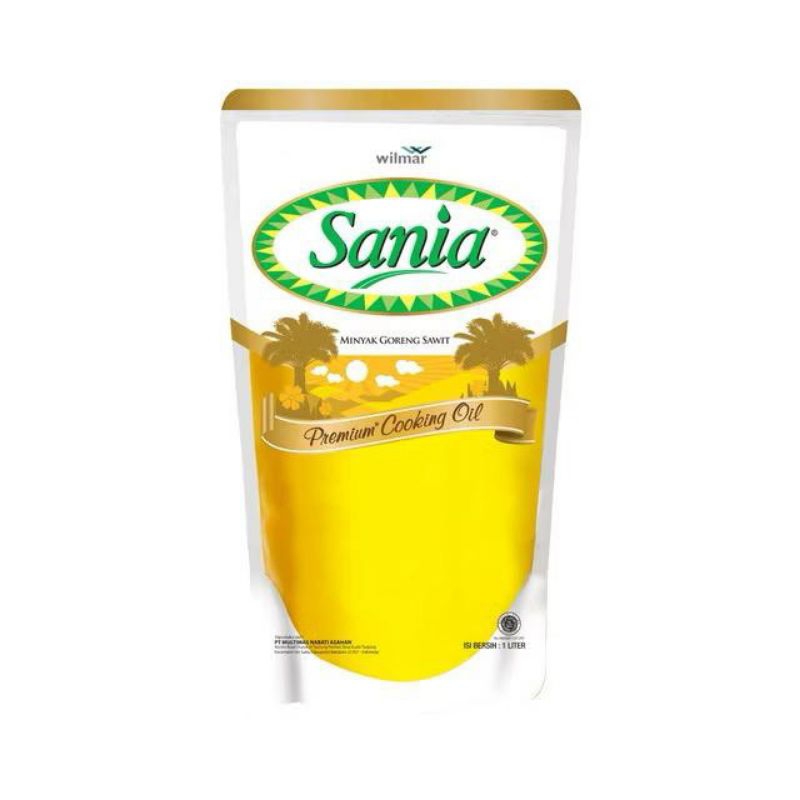 

Sania Minyak Goreng Sawit Premium Cooking Oil Pouch 1L
