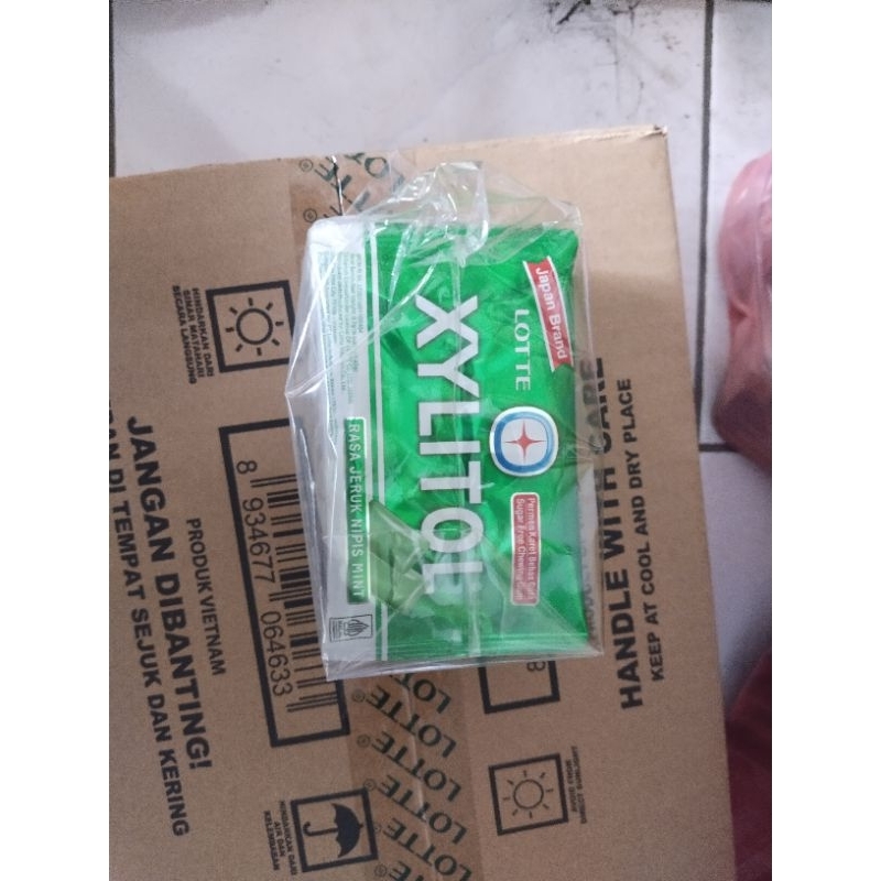 

Lotte xylitol permen karet xylitol 8,7gr 1pcs isi 6 butir @5pcs
