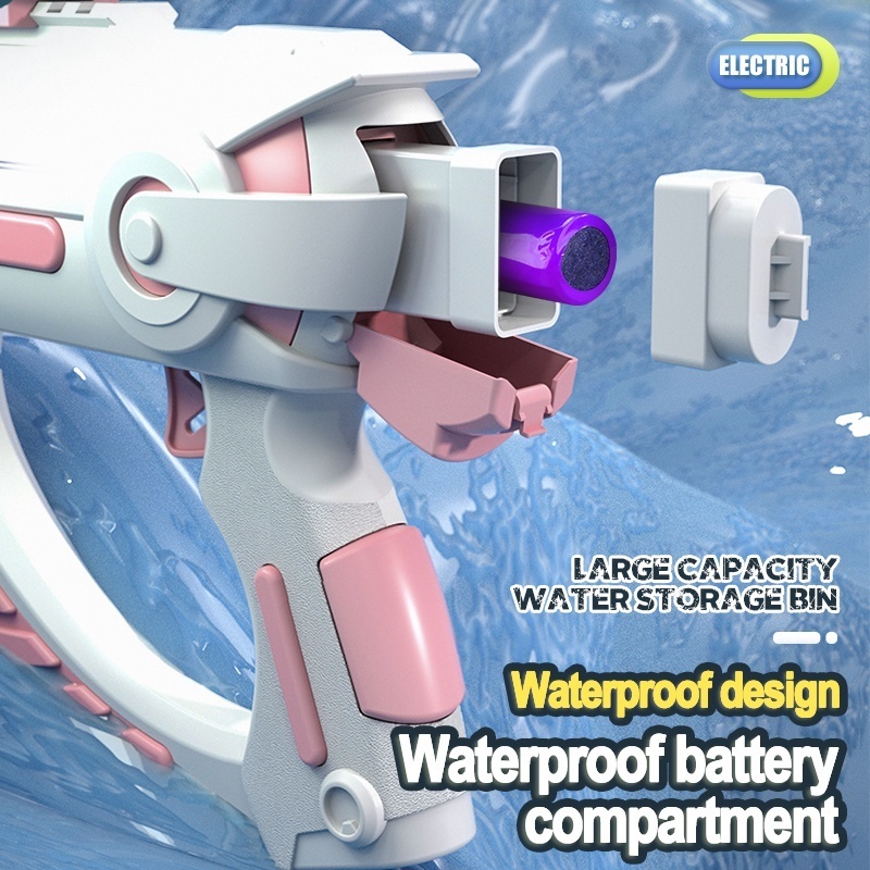 Mainan Pistol Air Listrik Pistol Air Kolam Permainan Luar Ruangan Untuk Anak-Anak Dan Dewasa