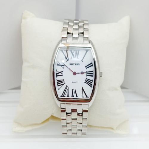 Jam Tangan Pria Original Rhythm Japan (P1402S01) Silver water resistance