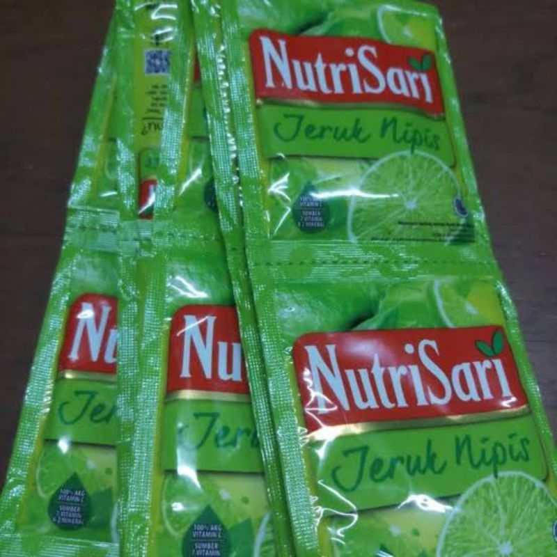 

nutrisari sachet rasa jeruk nipis 10pcs (1renteng)