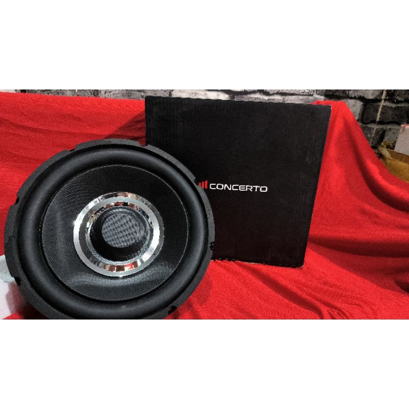 Subwoofer Concerto Double Magnet Galaxy CT 12D X2 . 12 inch Doble magnet Double Coil