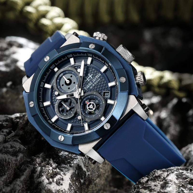 BUY 1 GET 1..JAM TANGAN PRIA ORIGINAL EVANS JAYDEN 9548