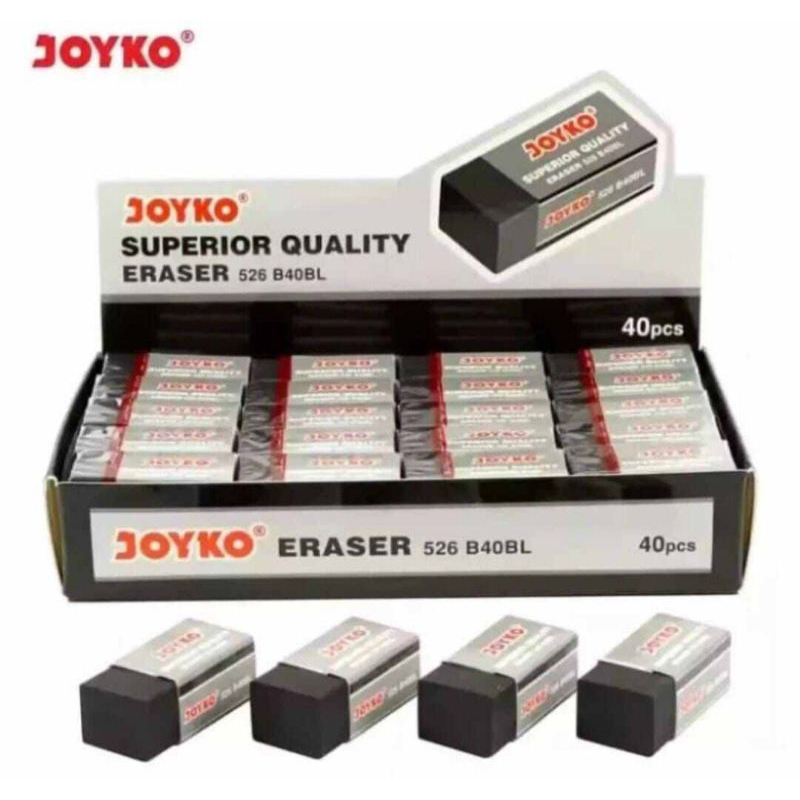 

Penghapus / Stip Joyko Hitam Kecil ukuran 32 x 15 x 12 mm.Penghapus / Stip Joyko Hitam Kecil ukuran 32 x 15 x 12 mm. Harga per pcs.Harga per pcs.