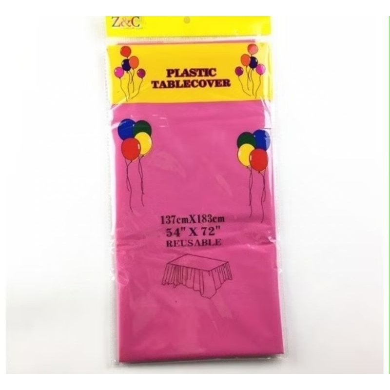 Berkualitas Taplak Meja Dekor Ultah Birthday Polos Table Cloth