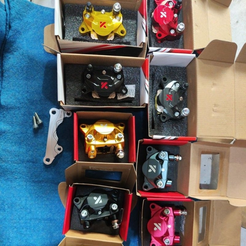 kaliper ktc kytaco belakang +breket polos s wesudah Transformer ke logo K KYTA tipe 2p besar kN01V2 