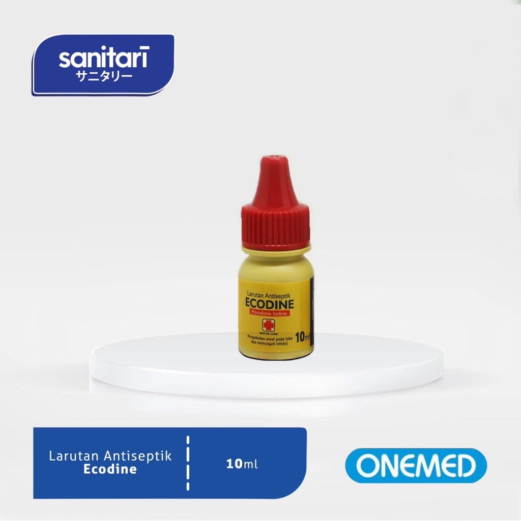 Ecodine 10ml Povidone Iodine 10ml Antiseptik Povidon Iodin 10ml Povidone Iodine Onemed 10ml