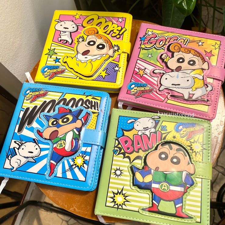 

D3W! Sinchan Alat Tulis Stationery Joytop Pulpen Buku Binder Notebook Correction Tape Tipex Pouch