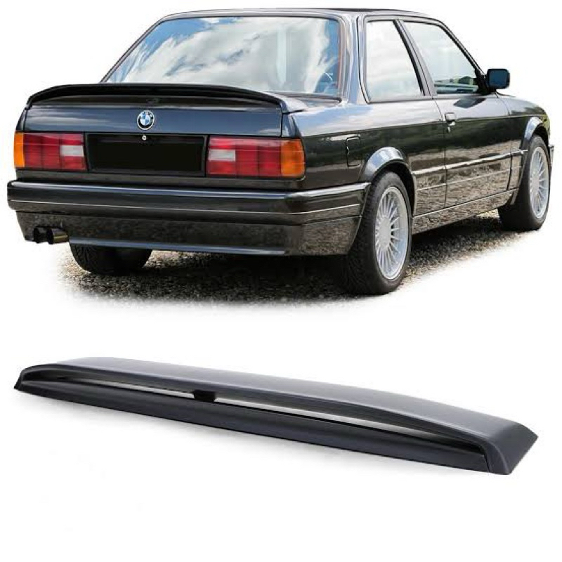 Rear Spoiler BMW E30 Mtech II Sedan Coupe Cabrio (1983-1993) Plastik ABS