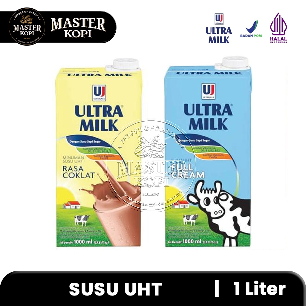 

Ultramilk UHT Full Cream / Coklat Susu 1 Liter