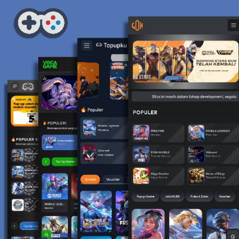 Jasa Pembuatan Website Top Up Games