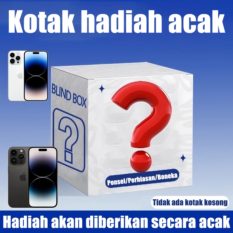 

【Siap kirim】Hadiah acak, kotak kejutan, hadiah acak, 10.000 jenis hadiah acak, termasuk produk elektronik, kalung perhiasan, boneka kartun, dll.