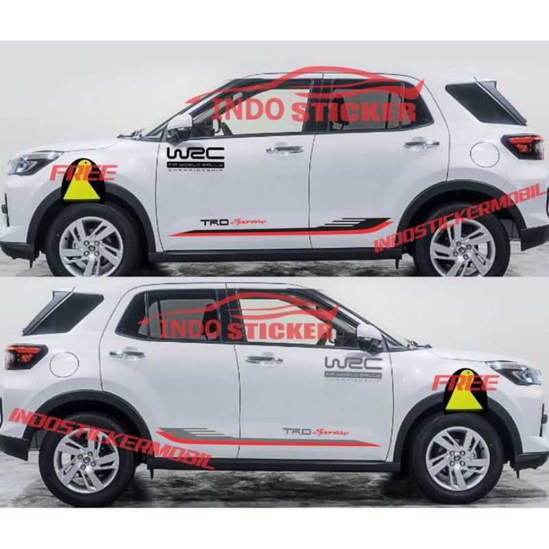 Sticker mobil rocky sticker minimalist mobil rocky termurah stiker mobil rocky terbaru keren