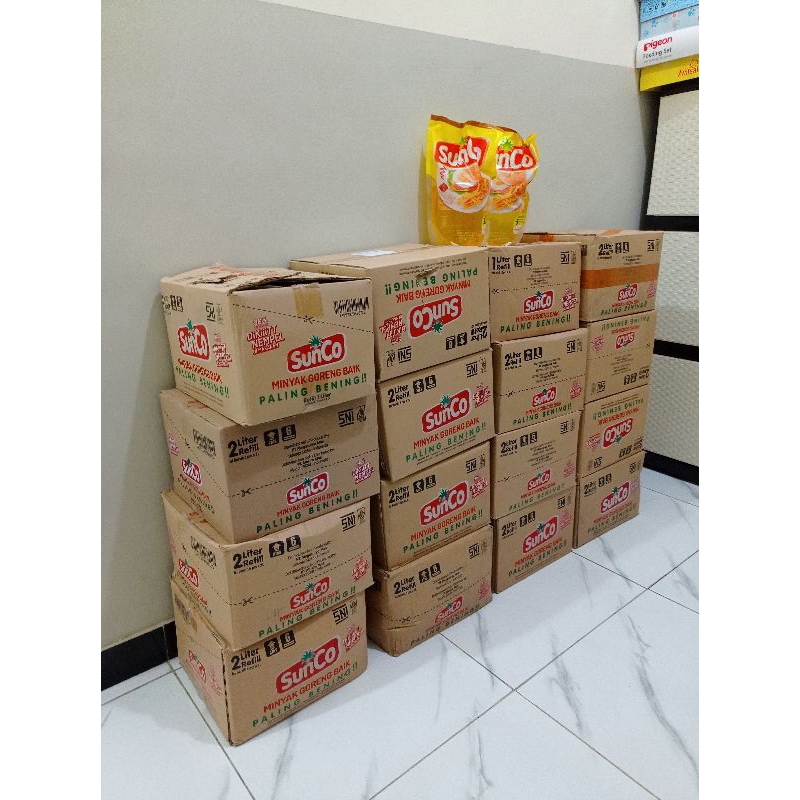 

minyak sunco 2 L (1 karton )
